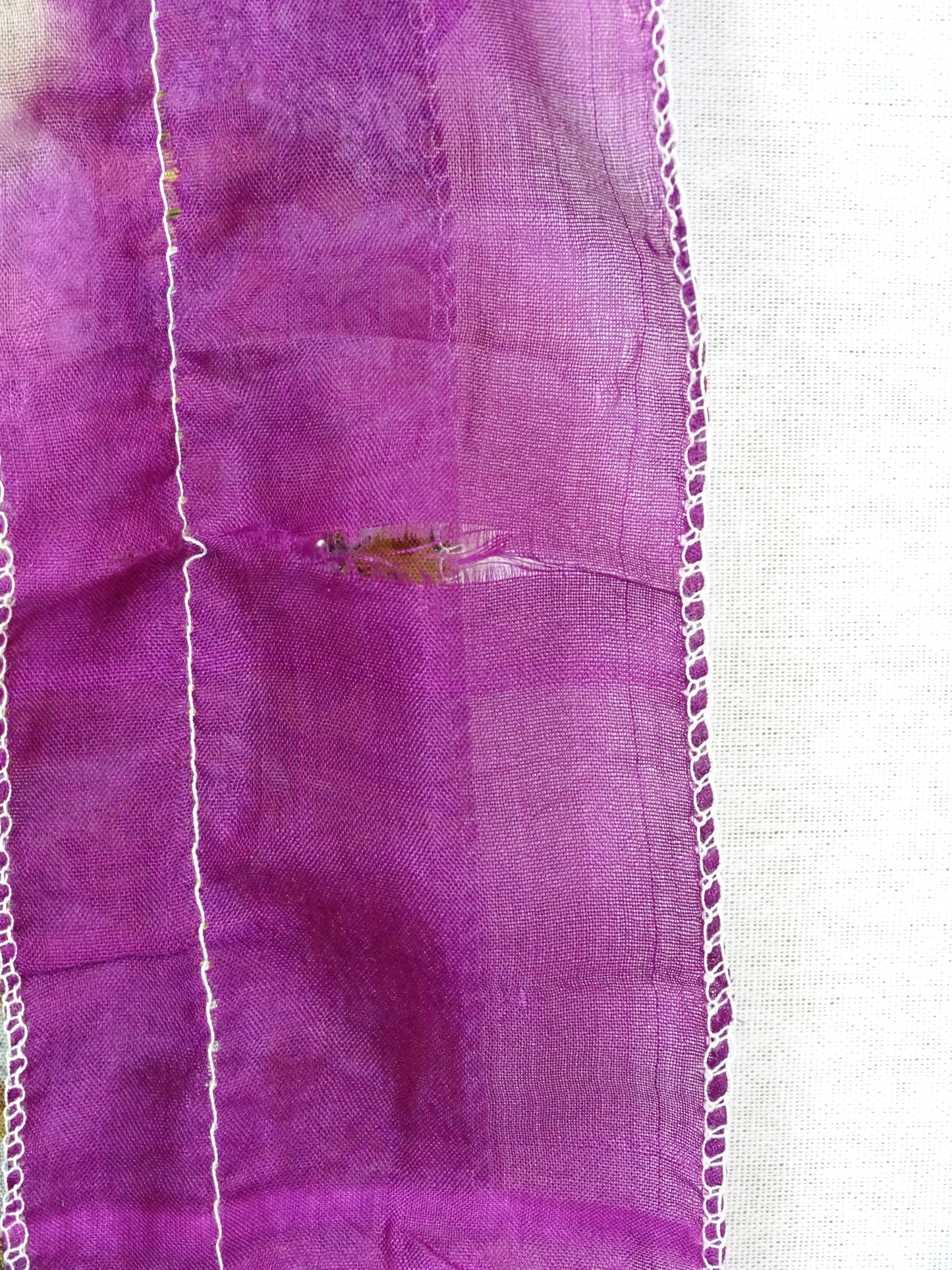 Recycled Sari - Neck Tie Scarf - Tye Dye Heaven