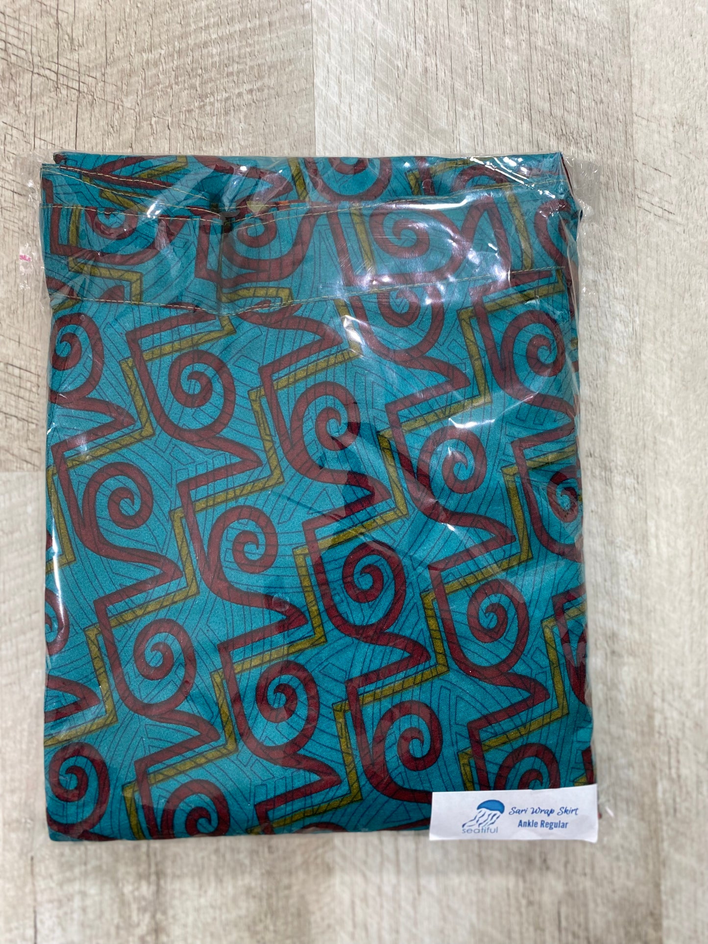 Mystery Sari Wrap Skirt 19 - Ankle Length - Regular Size