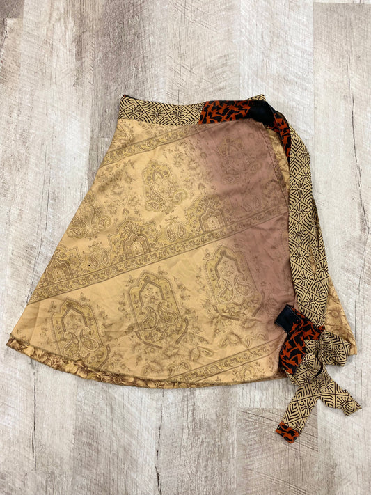 Barbed Wire Mini Sari Wrap Skirt - Regular Size