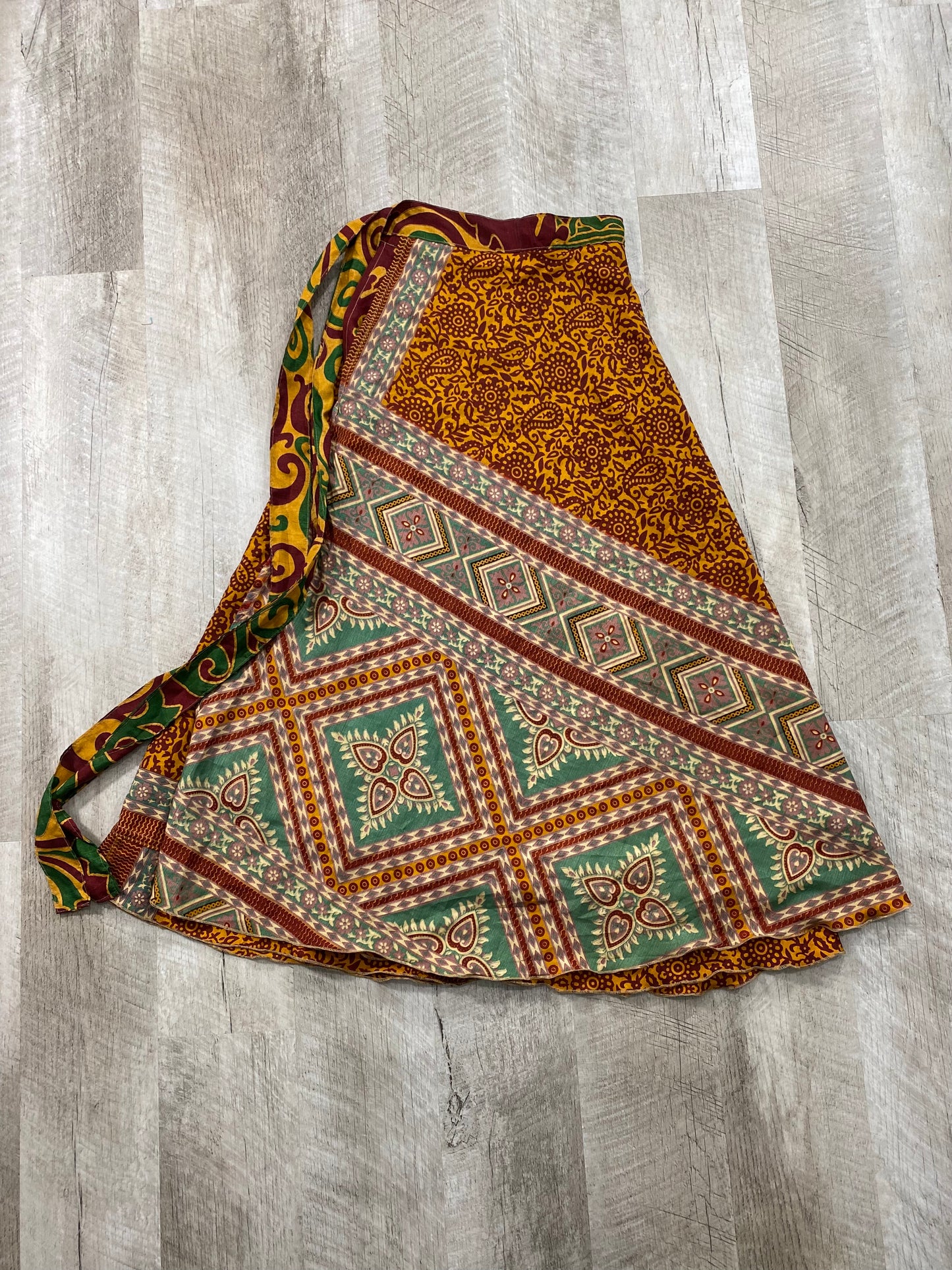 Whirl Wind Wrap Skirt - Ankle Length - Regular Size