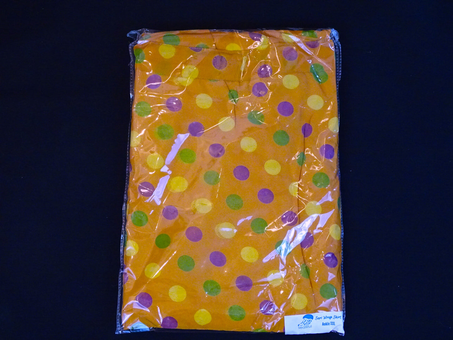 Mystery Sari Wrap Skirt 28 - Ankle Length - Goddess Size