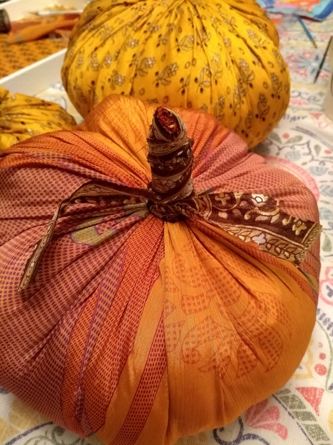 Fabric Pumpkins