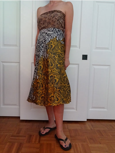 How to wear your Sari Wrap Skirts