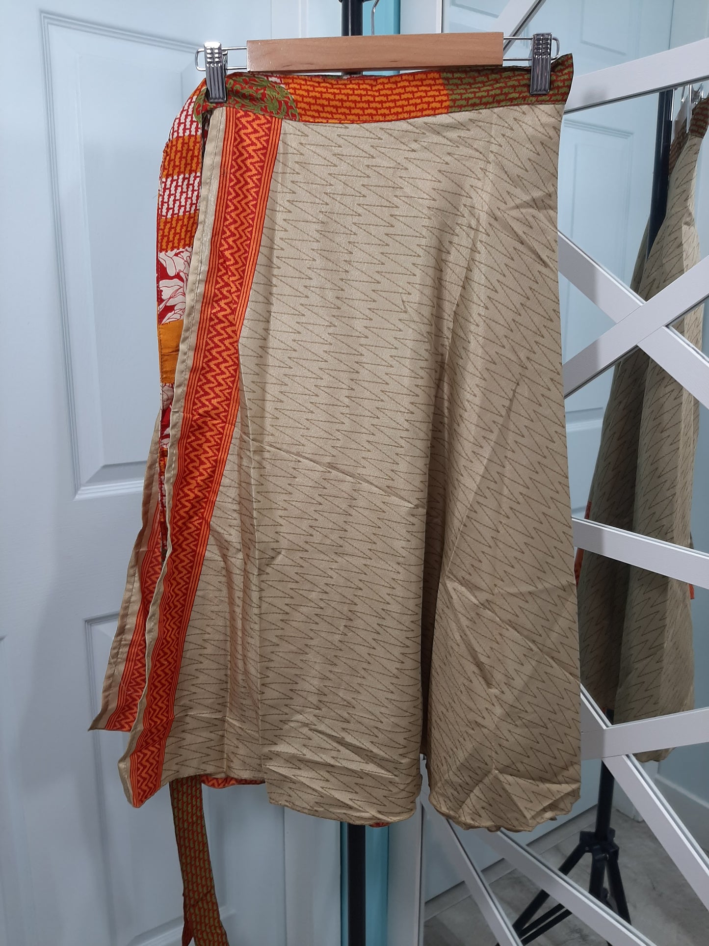 Memories of Fall Wrap Skirt - Calf Length - XL Size