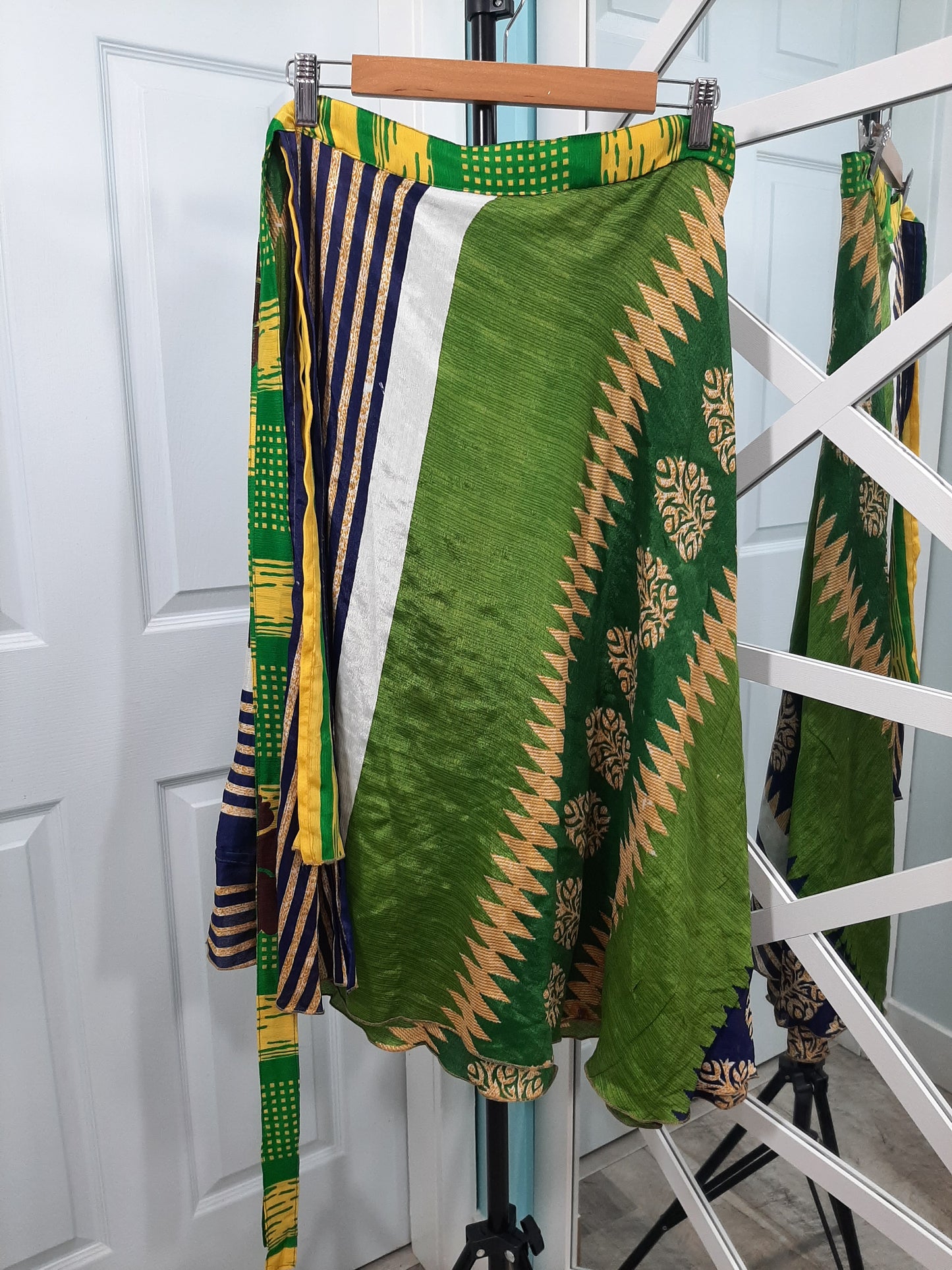 Garden Escape Wrap Skirt - Calf Length - Goddess Size