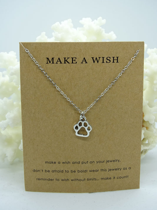 Paw Print Necklace