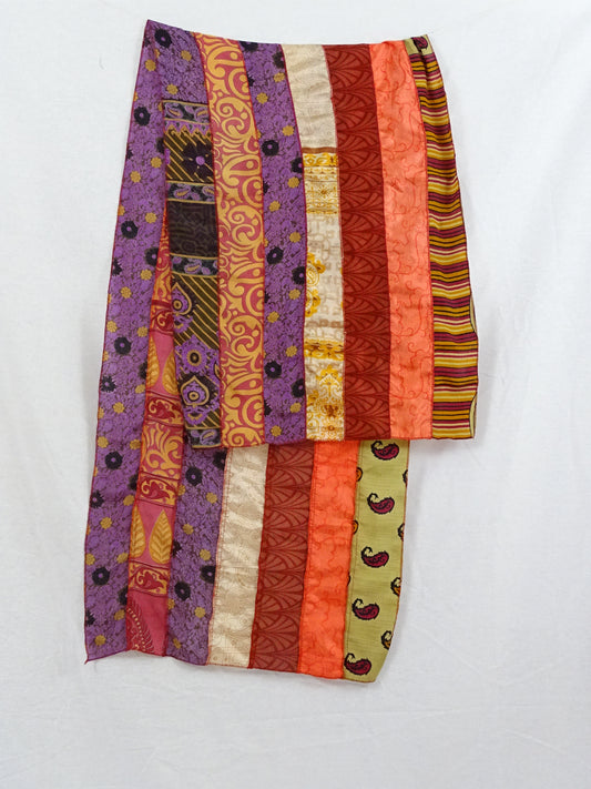 Recycled Sari Scarf - Southern Bliss Patchwork