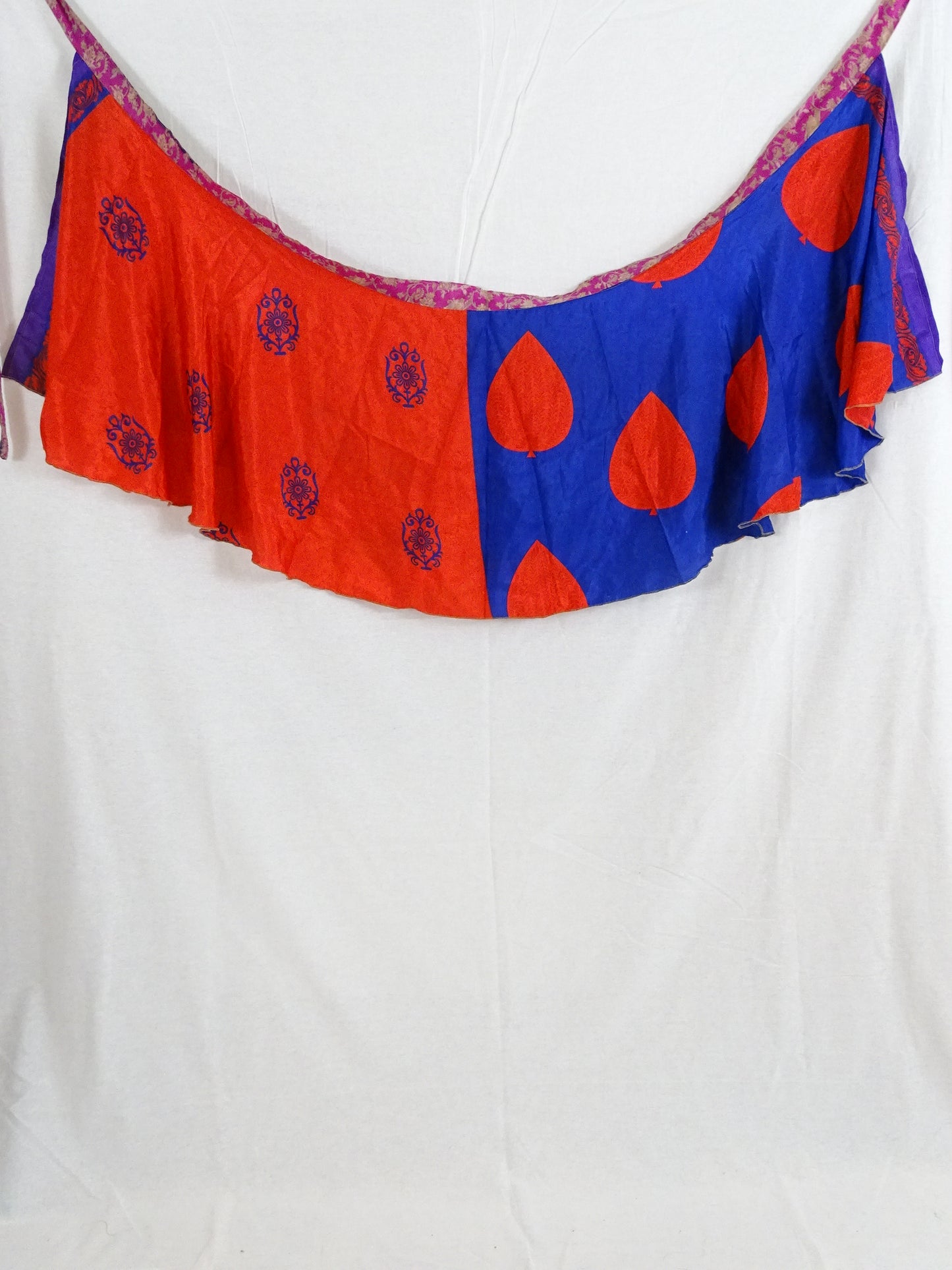 Hot and Cold Mini Sari Wrap Skirt - XL Size