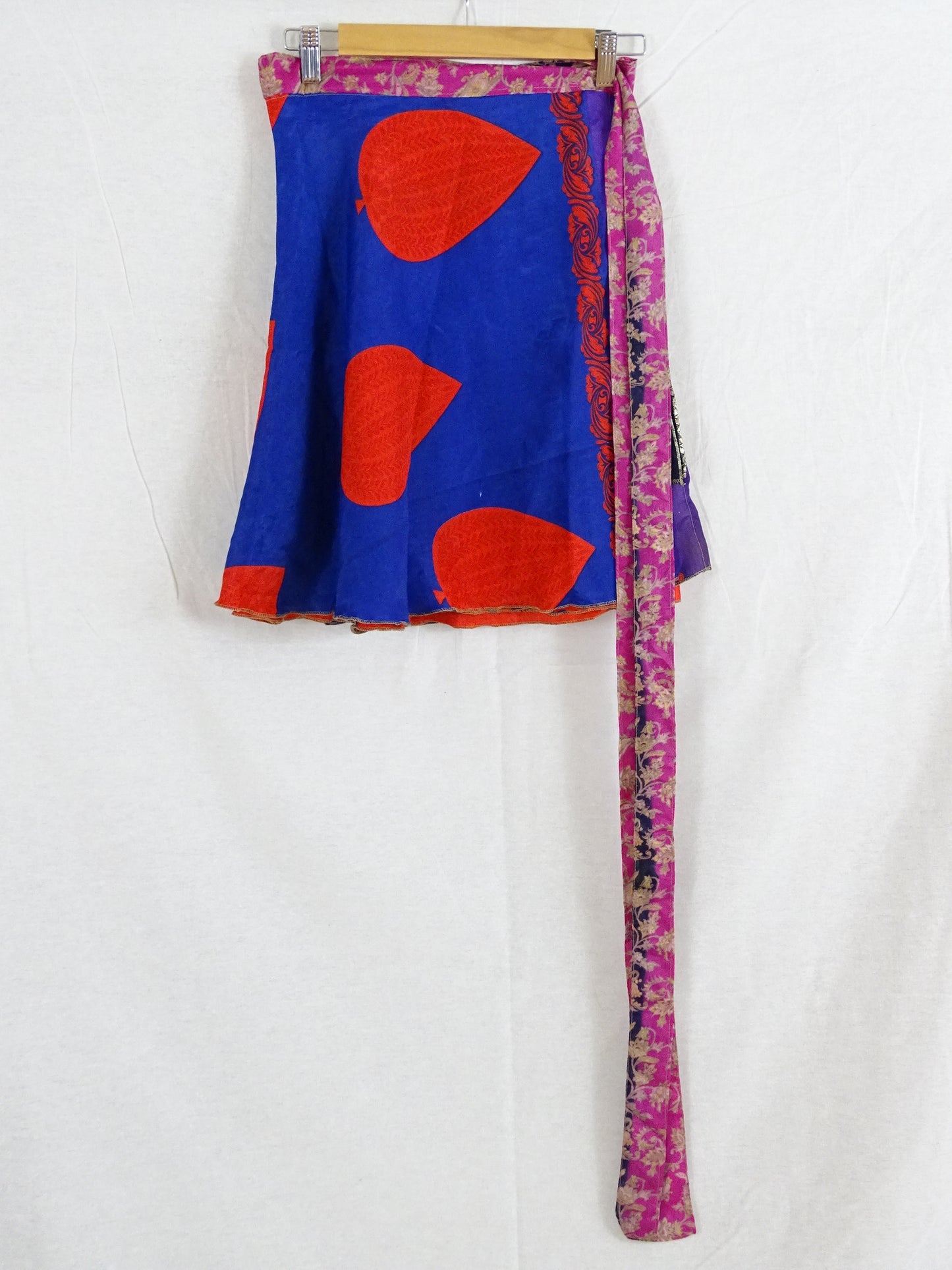 Hot and Cold Mini Sari Wrap Skirt - XL Size