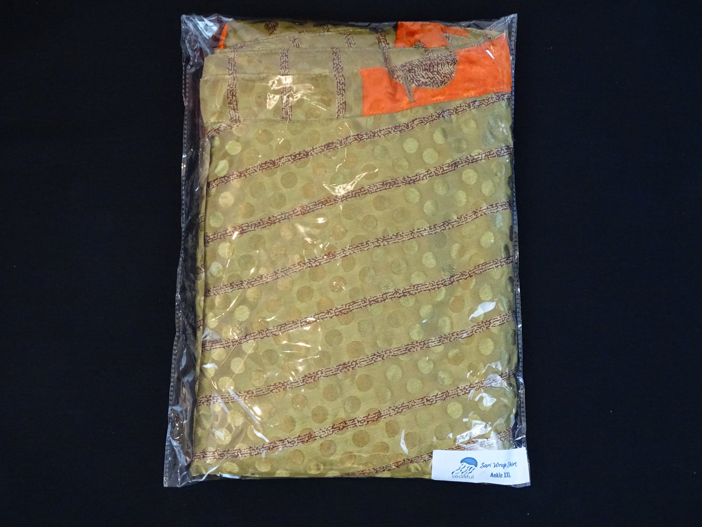 Mystery Sari Wrap Skirt 31 - Ankle Length - Goddess Size
