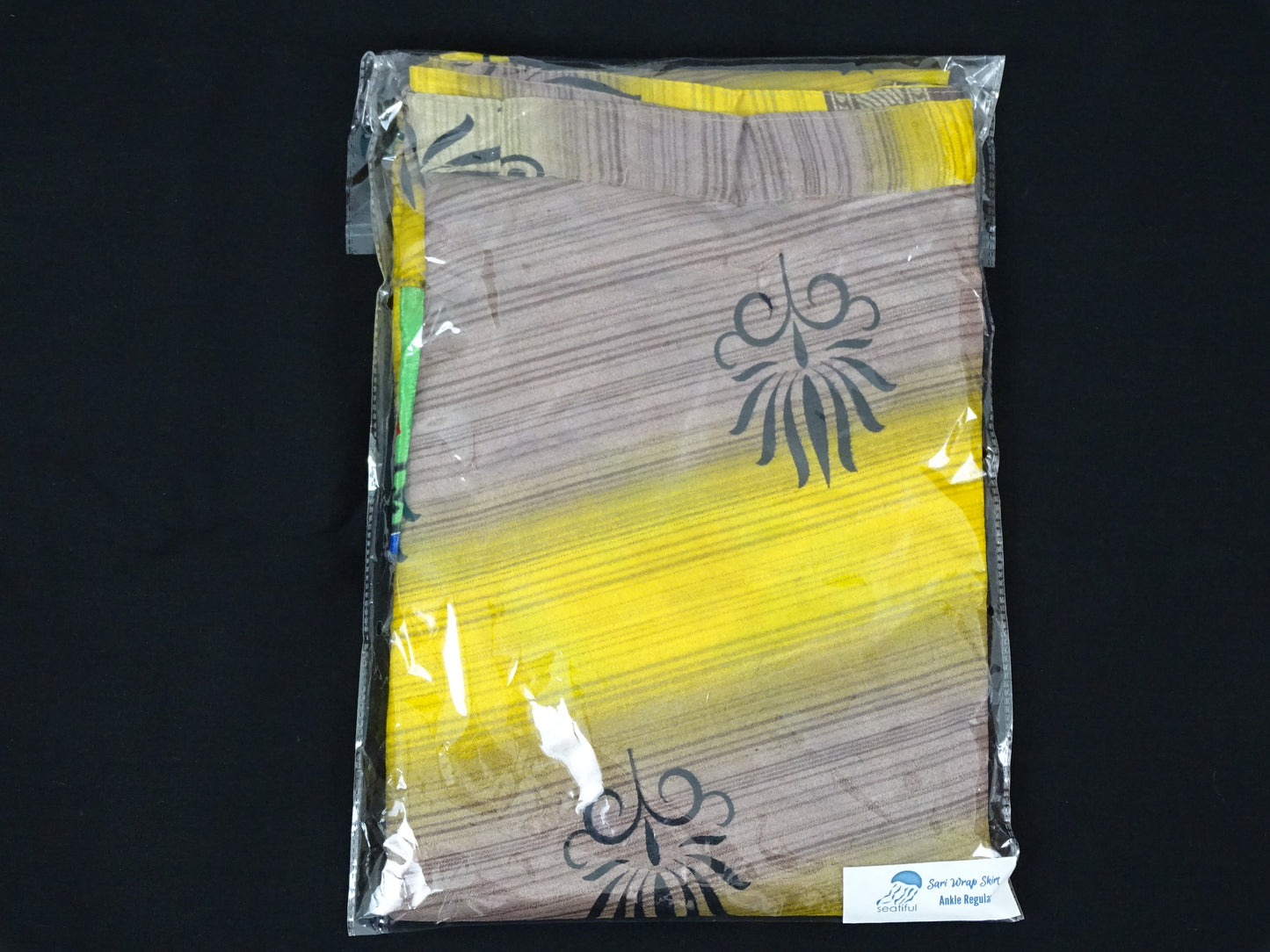 Mystery Sari Wrap Skirt 14 - Ankle Length - Regular Size