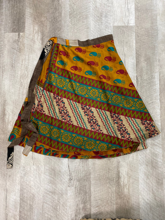 Out with Friends Wrap Skirt - Calf Length - Goddess Size