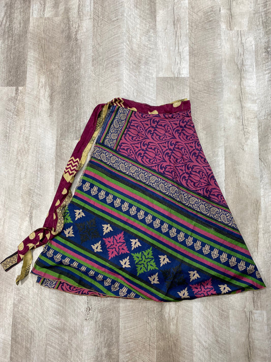 Wine Time Wrap Skirt - Ankle Length - XL Size