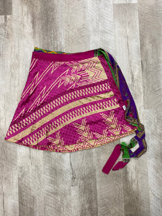 Pink Mini Wrap Skirt - Goddess Size