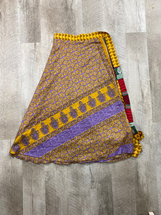 The Eyes Have it Wrap Skirt - Ankle Length - XL Size