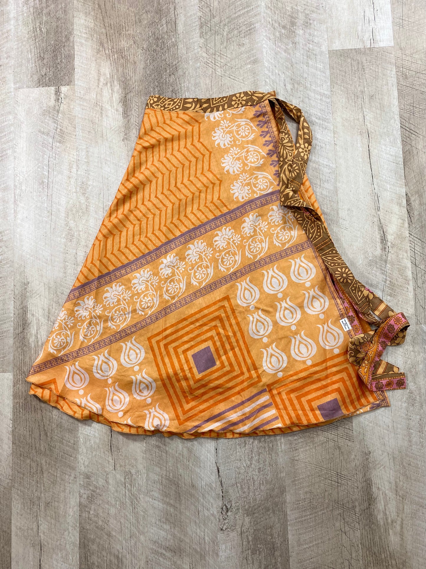 Creamsicle - Wrap Skirt - Calf Length - Regular Size