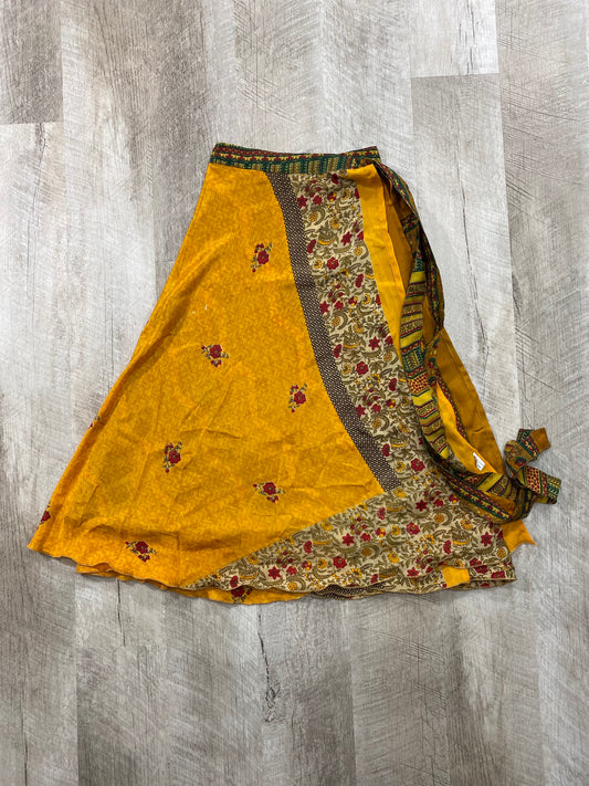 That 70's Skirt - Wrap Skirt - Calf Length - Regular Size