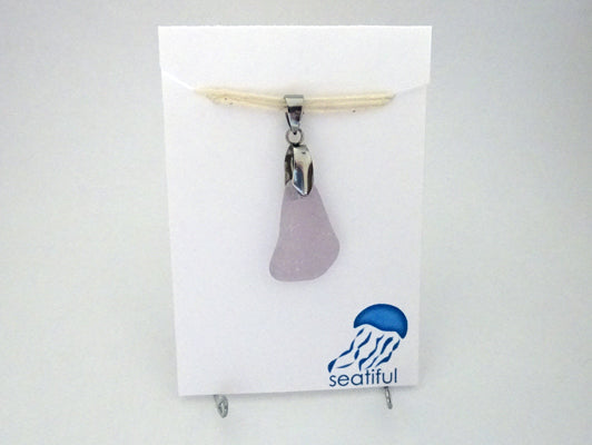Lavender Sea Glass Pendant